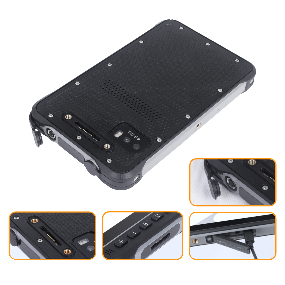 Hugerock X72 2600 Nits Rugged Tablet Android 15 Motorcycle Rally Racing Navigation Ultra Bright Motocross 7' FHD 8GB RAM 256GB ROM