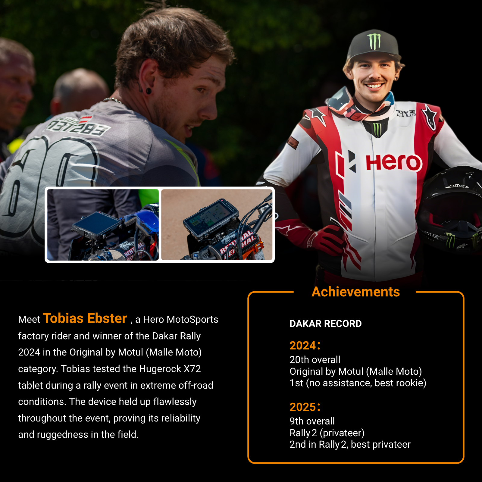 Reserve Hugerock X72 4G Version – Exclusive Motorcycle Tablet Discount