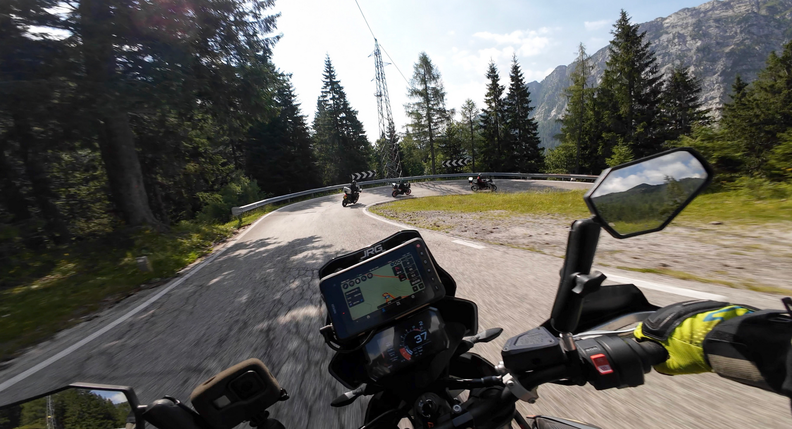 HUGEROCK X70 rugged tablet for motorcycle adventure navigation