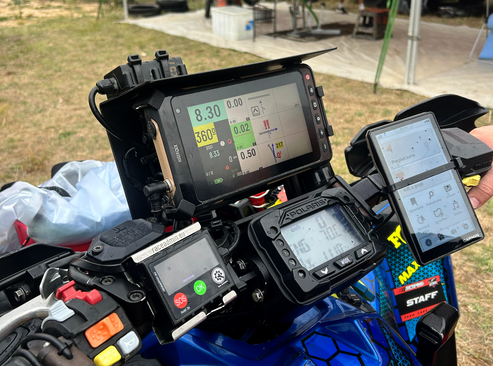 HUGEROCK X70 mounted on Polaris Scrambler 1000XP for Dinaric Rally 2025
