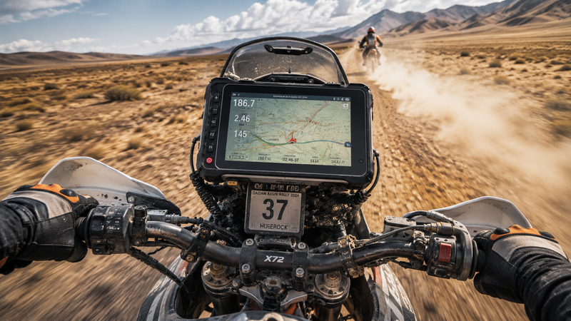 From Dust to Glory: HUGEROCK X72 2600-Nit Tablet Dominates as the Lead Navigator in the Mongolia Rally
