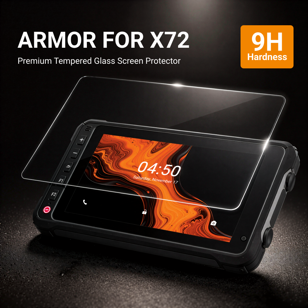 2 pack Anti-Glare Screen Protector with a matte finish for Hugerock X72 (7 inch) Anti Fingerprint, Anti Glare ,Bubble Free