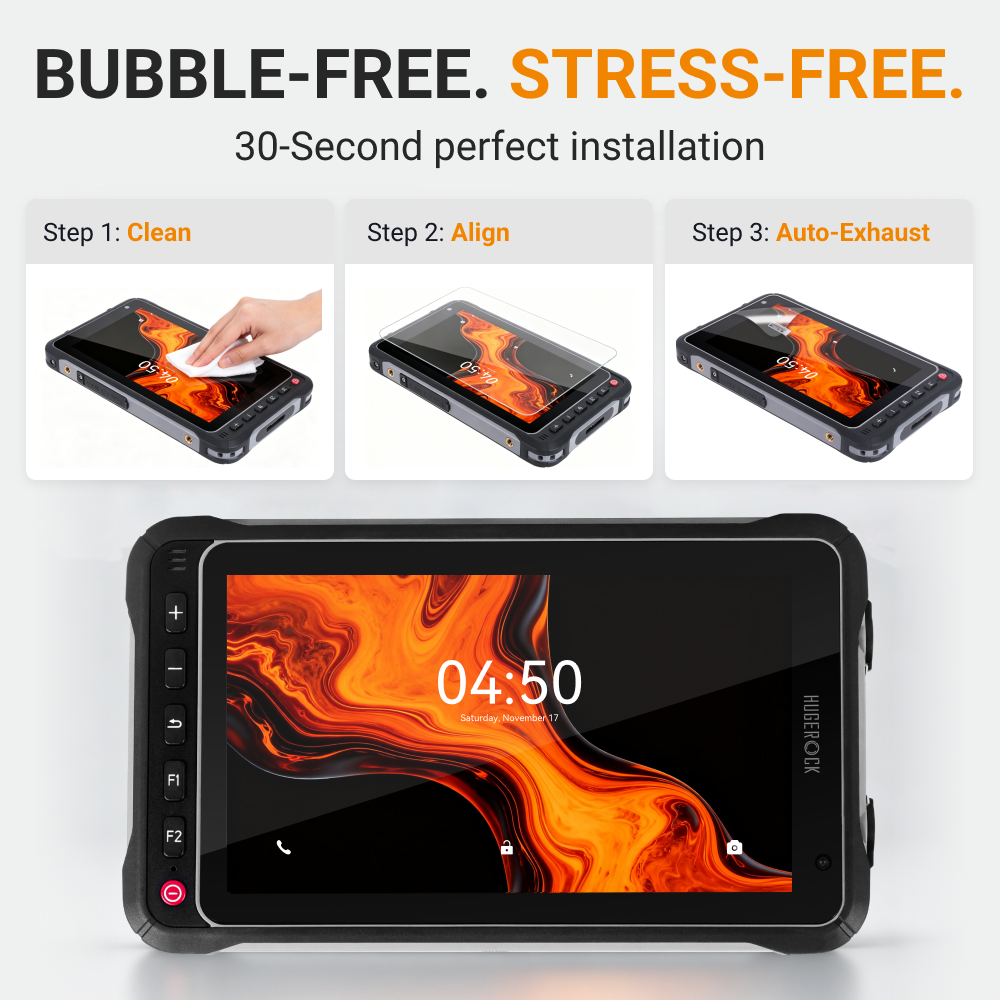 2 pack Anti-Glare Screen Protector with a matte finish for Hugerock X72 (7 inch) Anti Fingerprint, Anti Glare ,Bubble Free