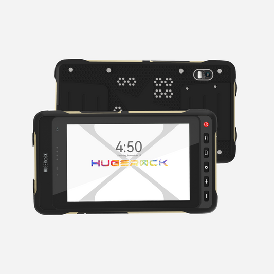 Hugerock X70 2600 Nits Tableta robusta Android 13 Cámara de navegación para motocicleta Monitor de campo Deportes ultrabrillantes Motocross 7' FHD 8GB RAM 128GB ROM
