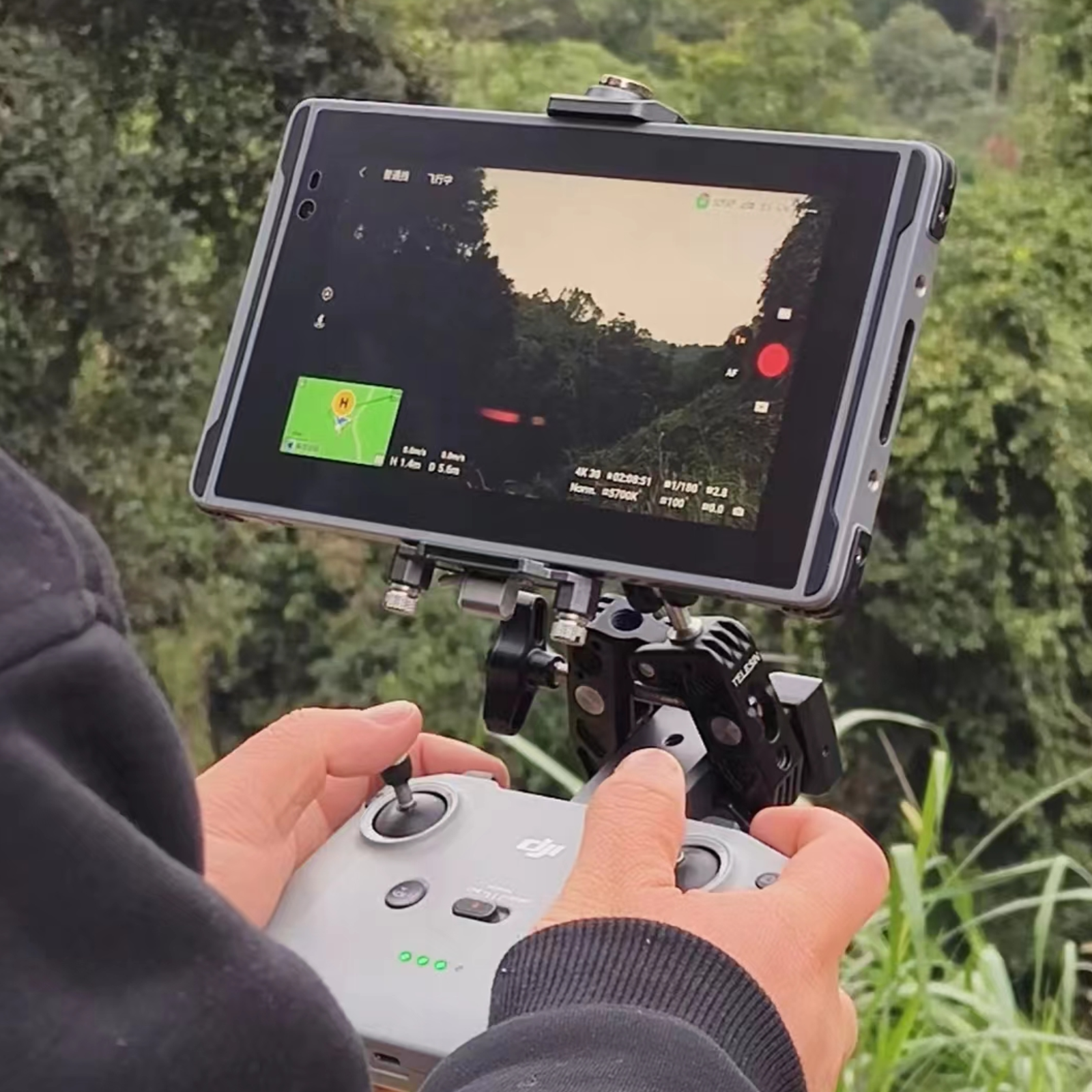 Hugerock X7 2600 Nits robusta tableta Android 13 UAV FPV Drone Control cámara ultrabrillante Monitor de campo deportes de pesca Moto 7' FHD 