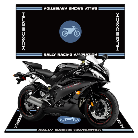 HUGEROCK Motorcycle Creative Motorcycle Carpet Bedroom Bedside Living Room Rectangular Washable Customization