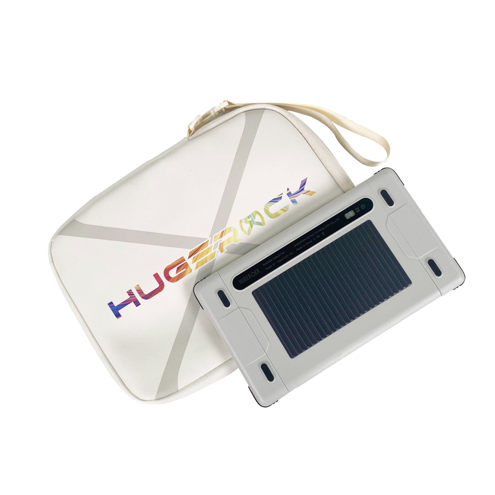 Hugerock Universal-Tablet-Tasche – wasserabweisendes PU-Leder, kratzfestes, stoßdämpfendes Futter für 9,7-Zoll-Tablets, kompatibel mit X7 und X70 