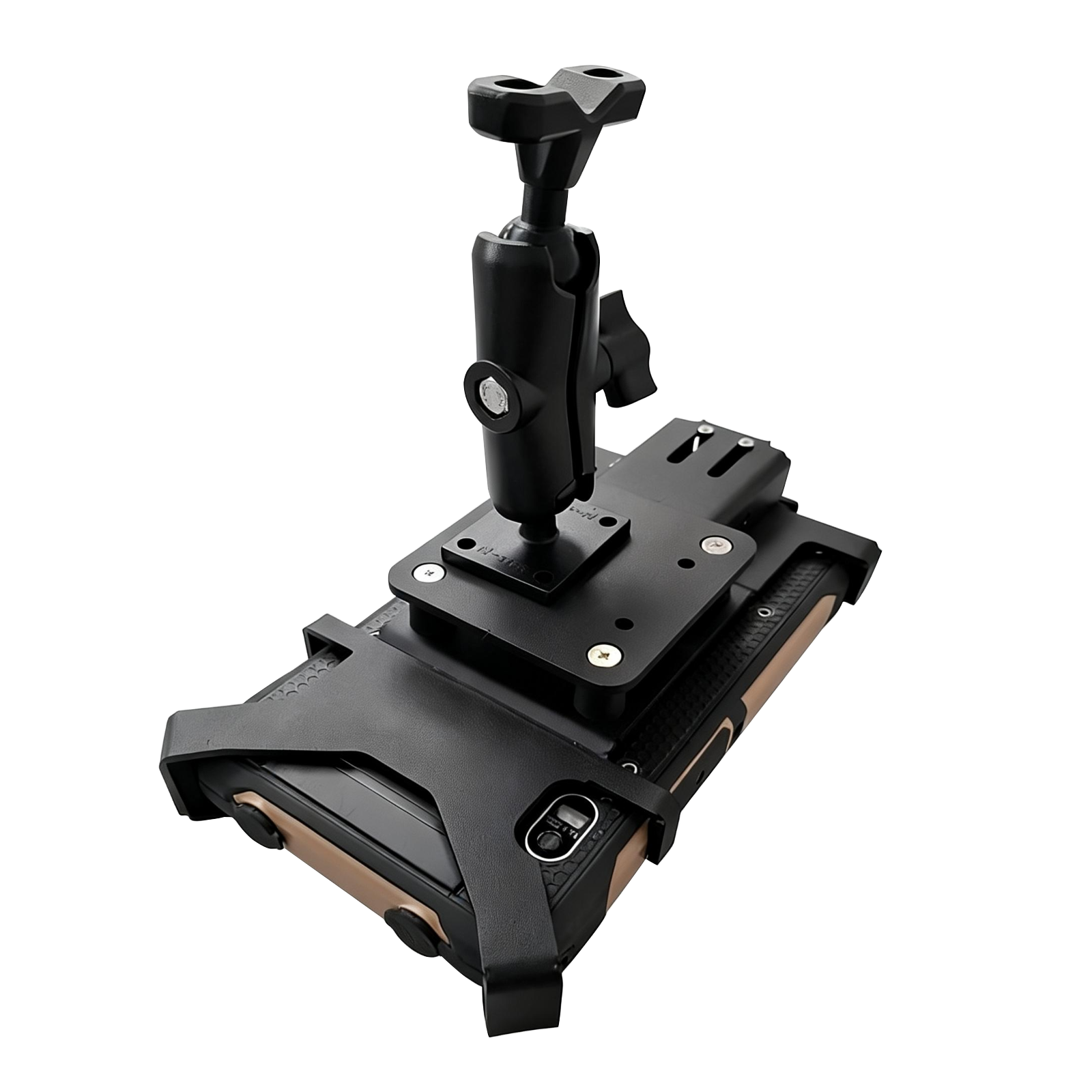 HUGEROCK X70 Motorcycle Ball-Head Mounting Bracket (AMPS Base Compatible)