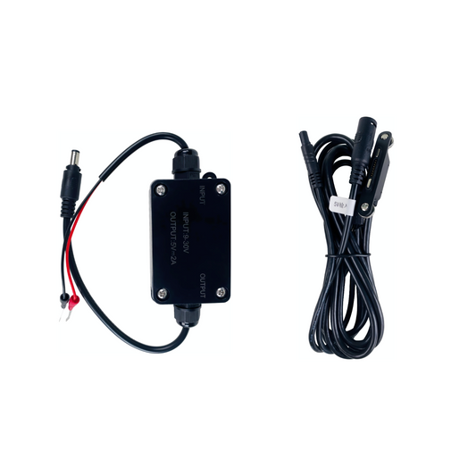 HUGEROCK X7 Wire Accessories including voltage regulator and DC to magnetic charging cable For Motorcycle Bike Vehicle